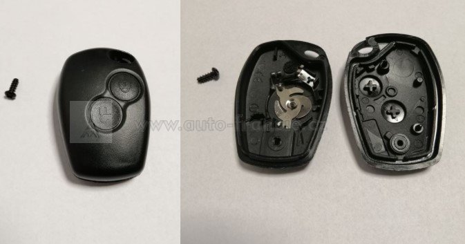 obal klíče renault dvoutlačítkový klíč renault