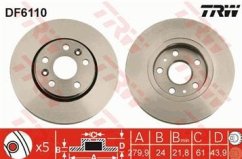 přední brzdový kotouč renult,8201464604,trwdf6110