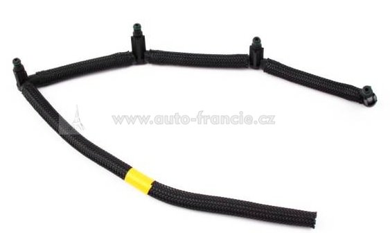 potrubí přepadu paliva citroen,peugeot 1.6 hdi,1574q5 hadice unikání paliva