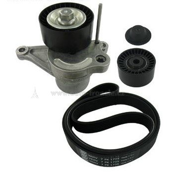 7701476644 sada kladek plochého řemene renault 2.0 dci-skf/ina/gates