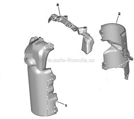 tepelný štít katalyzátoru 1723r1,1.4 HDI