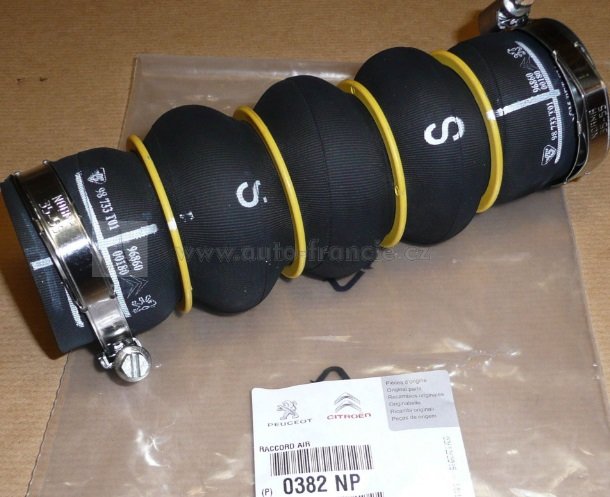 hadice sání citroen,peugeot 1.6 HDI,0382np,originální díl