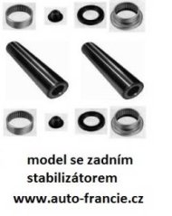 opravná sada zadní nápravy peugeot 206,206sw,se středovým stabilizátorem