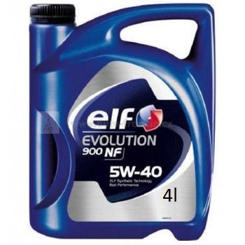 motorový olej elf 5w40 evolution 900 nf 4l