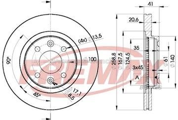 přední brzdový kotouč renault,7701204828,FREMAX