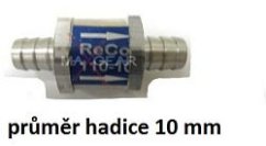 zpětný ventil paliva 10mm