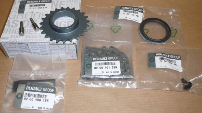 7701472674 opravná sada olejového čerpadla renault 1.9 dci,original