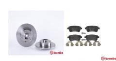 brzdy renault megane 3,scenic 3,clio 4,zadní brzdová sada renault brembo