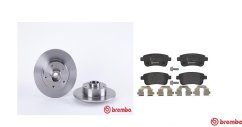 brzdy renault megane 3,scenic 3,clio 4,zadní brzdová sada renault brembo