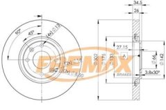 přední brzdový kotouč citroen,peugeot,4246.C0*,fremax bd4698