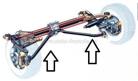 levé zadní příčné rameno zadní nápravy peugeot 206 SW,RC,5150.91,FPARTS
