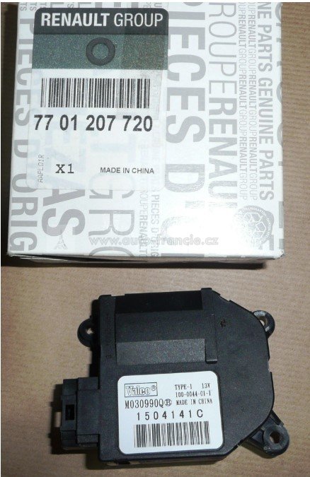 NASTAVOVACÍ PRVEK REGULACE TOPENÍ,renault,7701207720,original renault
