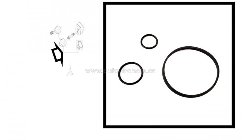 těsnění chladiče oleje renault,dacia,1.5 dci,7701473629