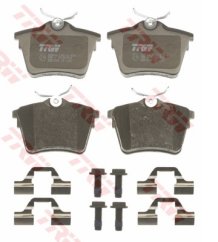 zadní brzdové destičky citroen,peugeot,4254.04*,TRW