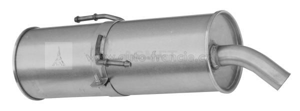 tlumič výfuku peugeot 206 zadní