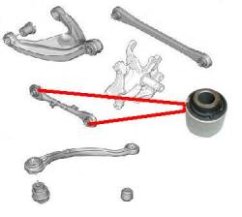 silentblok zadního ramene citroen c5,c6,peugeot 407,508,:M5247,5178.47,FPARTS
