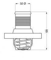 termostat chlazení citroen,peugeot,1336n5*,GATES