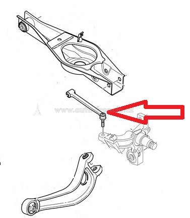 vzpěra zadního stabilizátoru peugeot 406,5178.39,SIDEM 53568