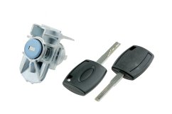 VLOŽKA ZÁMKU PŘEDNÍCH DVEŘÍ FORD B-MAX 2012-,C-MAX 2003-,FIESTA 2009-,FOCUS II 2004-,FOCUS III 2010-,FOCUS C-MAX 2007-,GALAXY 2006-,KUGA 2008-,MONDEO IV 2007-,S-MAX 2006-/vložka levá + 2klíče