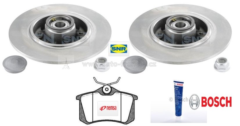 brzdy renault ,zadní brzdová sada renault megane,fluence