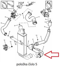 0382fl hadice turbodmychadla peugeot 807,citroen c8,2.2 hdi