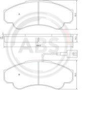 přední brzdové desky boxer,jumper,ducato,A.B.S.