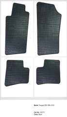 gumové rohože peugeot 206,206 sw