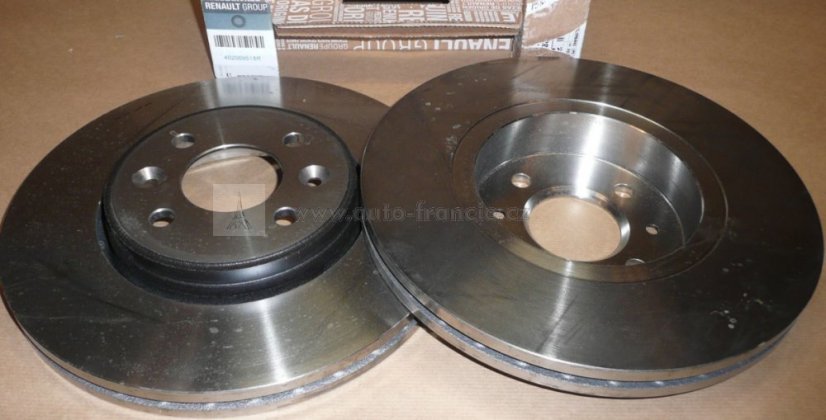 přední brzdový  kotouč renault,7700426389,402069518r,original renault