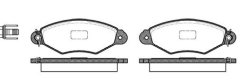 přední brzdové desky renault,citroen,peugeot,renault,425205,woking