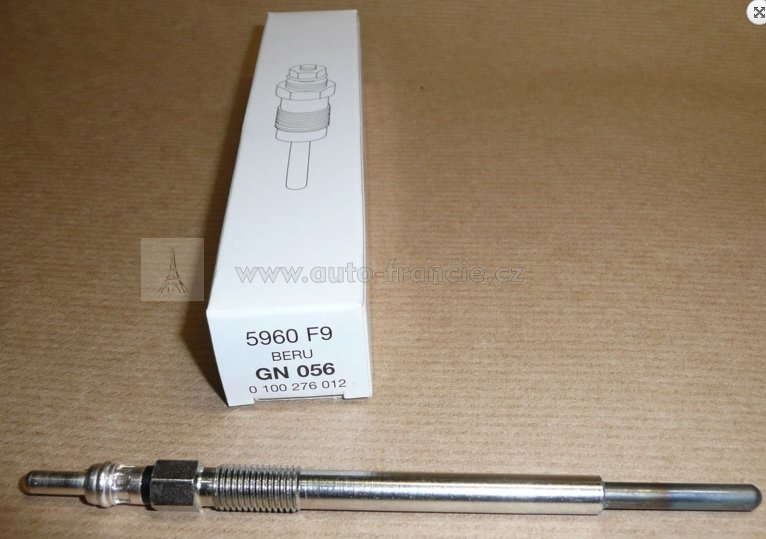 ŽHAVÍCÍ SVÍČKA  peugeot citroen 1.4 hdi,1.6 hdi,5960f9 original 1447128