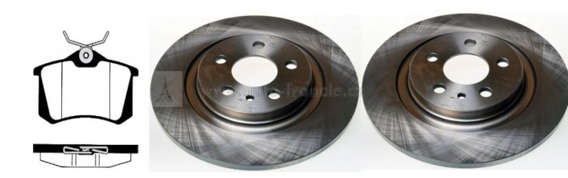 zadní brzdy peugeot 807 citroen c8 fiat ullyse