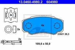 přední brzdové desky boxer,jumper,ducato,ATE