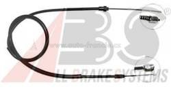 brzdové lano peugeot 206,4745J3*,pro bubnovou brzdu,ABS