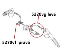 5270vf hydraulické potrubí citroen c5 pravá zadní
