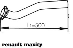 svod VÝFUKU RENAULT MAXITY