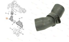 hadice sání citroen,peugeot,1.4 hdi,1434.45*,fparts