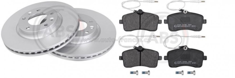 přední brzdová sada peugeot 407/407 /ABS brakes