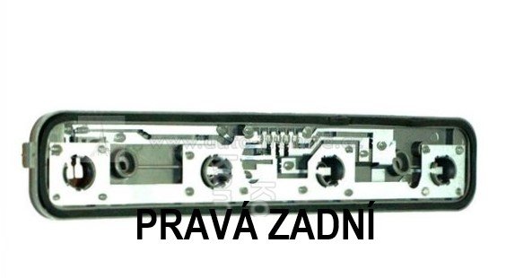 žárovková lišta zadního světla boxer,jumper ducato  pravá