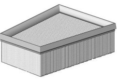 vzduchový filtr renault,7701045724*,fparts ea1428