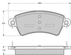 PŘEDNÍ BRZDOVÉ DESTIČKY citroen,peugeot FPARTS