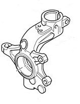 těhlice předního kola peugeot 406,pravá