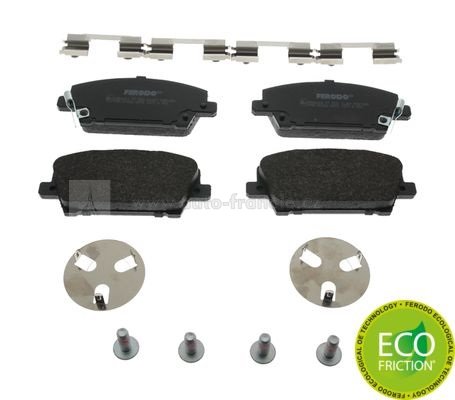 45022smge00 přední brzdové destičky honda civic ferodo fdb1859