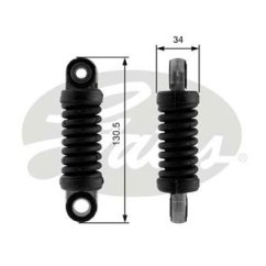 tlumič napínací kladky citroen,peugeot,5751.31*GATES T38407