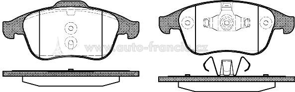 410607369r PŘEDNÍ BRZDOVÉ DESTIČKY RENAULT,remsa 1350.00,
