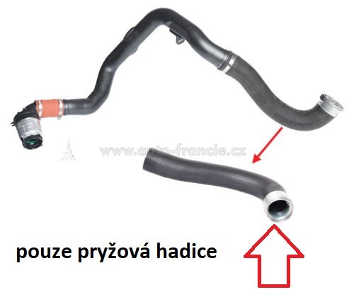 8200730589 hadice turbodmychadla renault master 2.3 dci,opel,nissan-pouze pryžová hadice