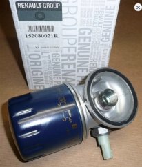 1520800521r olejový filtr 1520800521r,renault,dacia-s držákem filtru