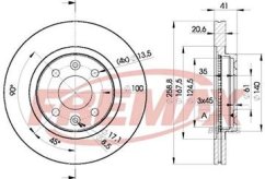 přední brzdový kotouč renault,7701204828,FREMAX