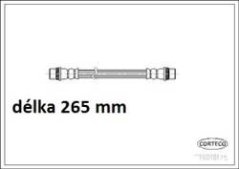 zadní brzdová hadička peugeot 206,pravá,4806.93*,CORTECO