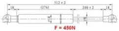 plynová vzpěra kufru citroen,peugeot,8731.F6*,FPARTS