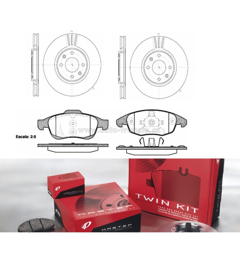 brzdové kotouče a destičky citroen berlingo,ds4,c4,peugeot partner tepee,5008,remsa ABS